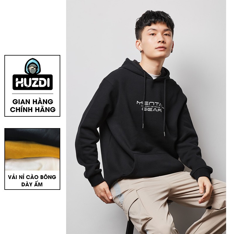 Áo Hoodie Nam Nữ Unisex HUZDI - Phong Cách Hàn Quốc Cá Tính, Chất Nỉ Cào Bông Dày Ấm - Mã HOD022 | BigBuy360 - bigbuy360.vn