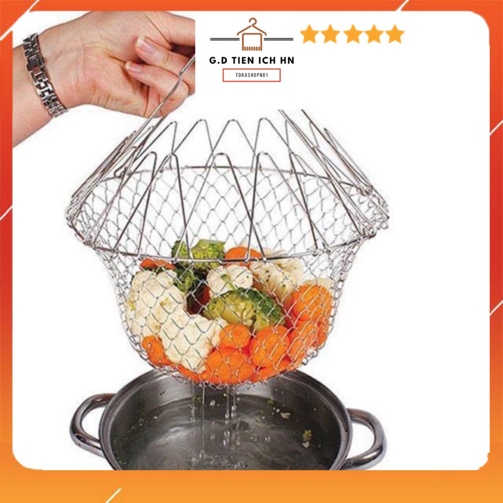 Rổ nhúng đa năng Inox tiện lợi