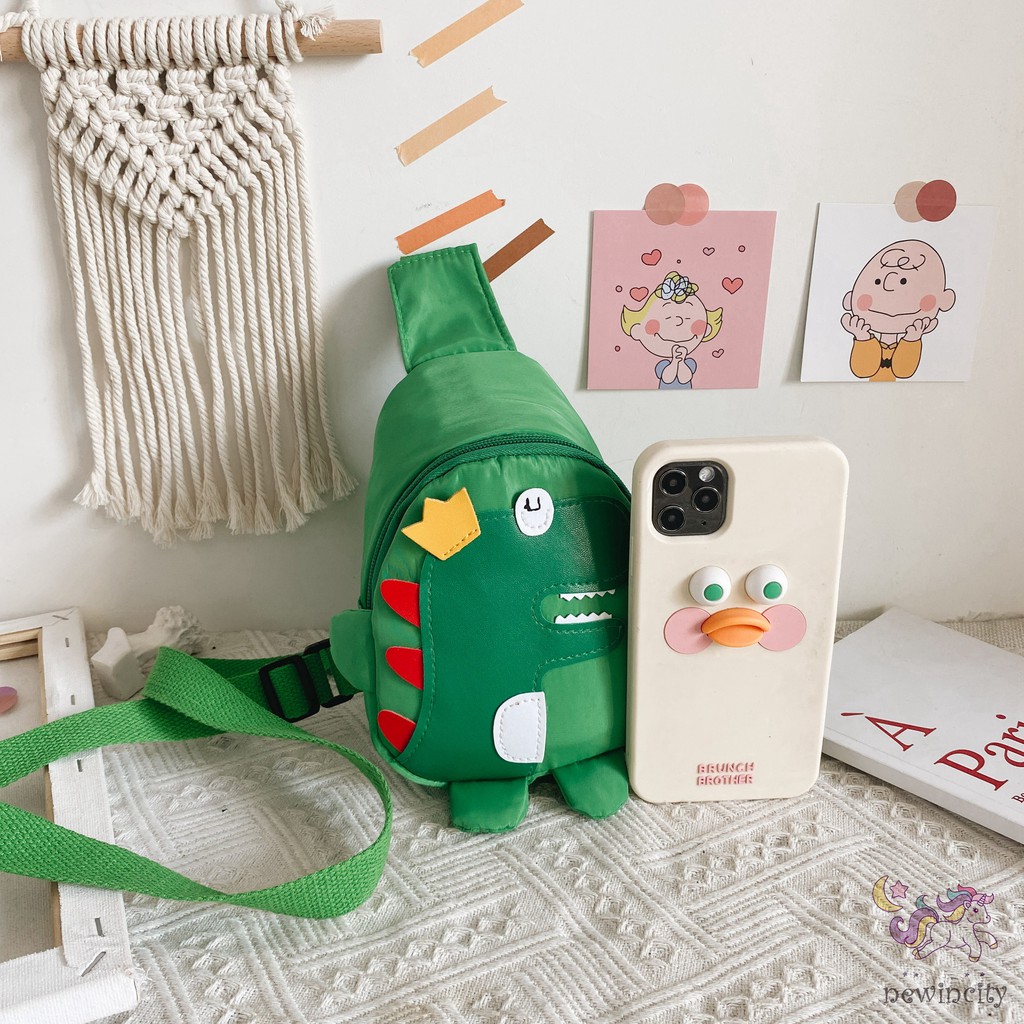 Túi Xách Hình Khủng Long Hoạt Hình Đáng Yêu Dễ Thương Cho Bé