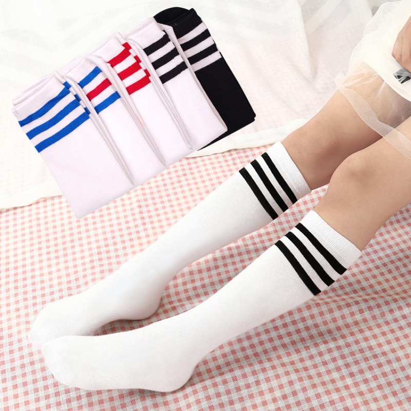 Vớ Cotton Ba Sọc Ngang Phong Cách Hàn Quốc Nhật Bản / Nhật Bản / Hàn Quốc Thông Dụng Cho Học Sinh Tất Lưới Thiết Kế Xinh Xắn Thời Trang Cho Trẻ Em quần tất cho bé tất cho bé tất cao cổ cho bé tất trẻ em vớ cho bé vớ trẻ em