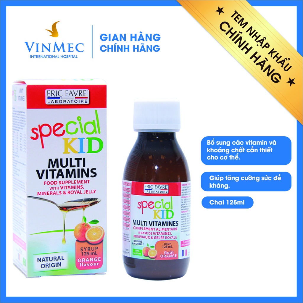 [Nhập khẩu chính ngạch] Thực phẩm bổ sung vitamin và khoáng chất cho trẻ Special Kid Multivitamines tại Vinmec