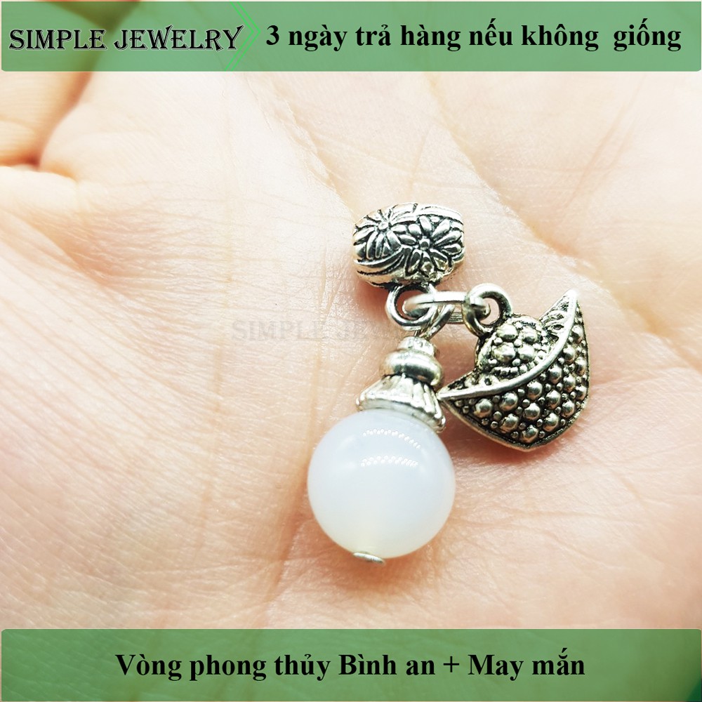 Charm bạc đính đá mix vòng đeo tay thể hiện cá tính, sang trọng và tuyệt đẹp