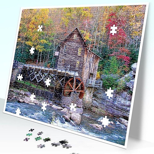 Tranh xếp hinh -Jigsaw Puzzle 475 mảnh -CỐI XAY ĐẦU NGUỒN