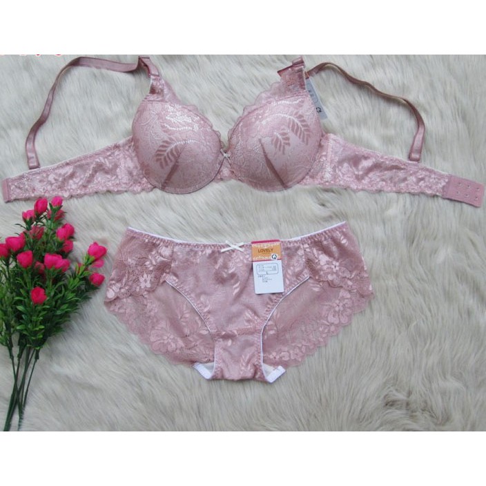 BỘ ĐỒ LÓT TOÀN REN MÚT ÉP VỪA LOVELY - BL470