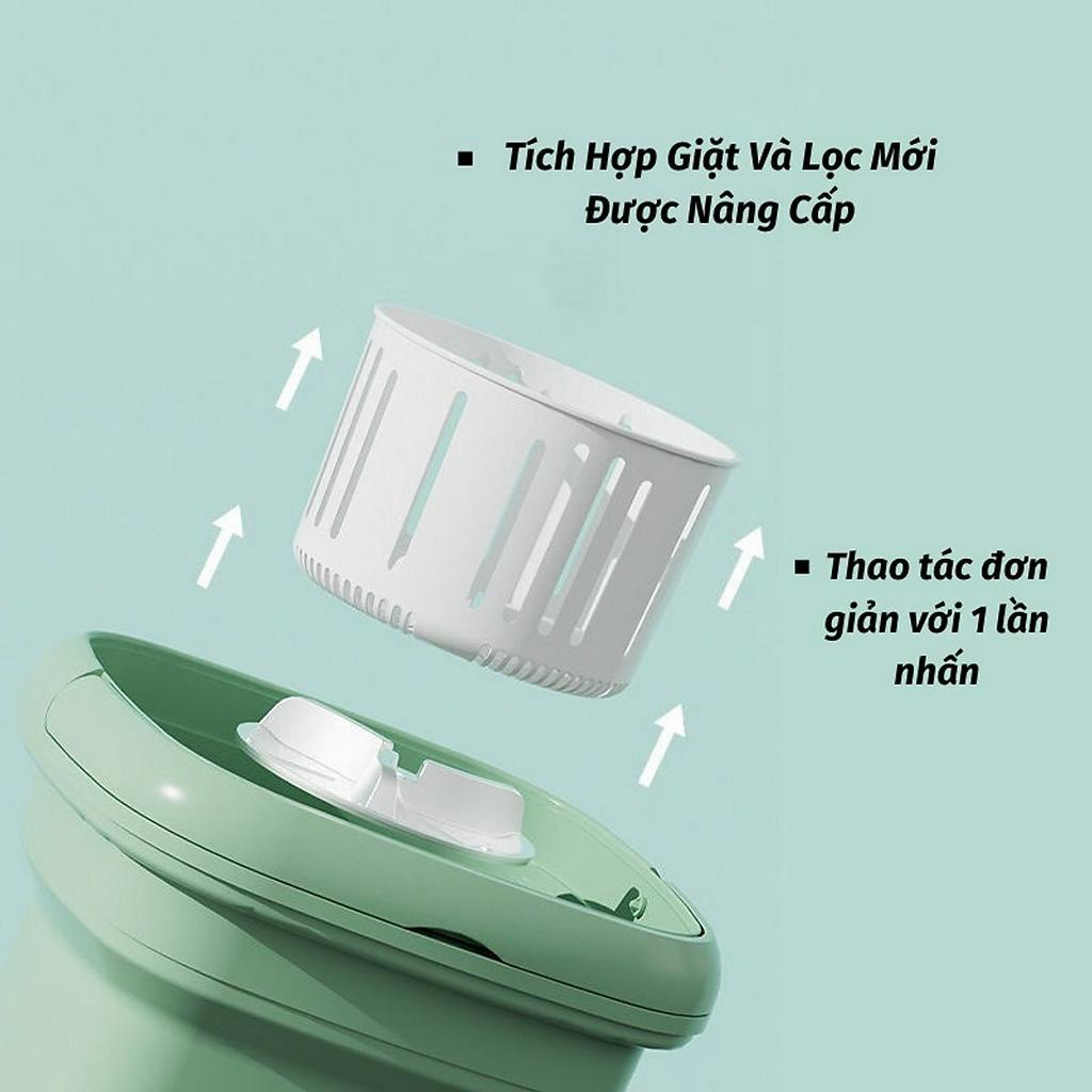 Máy Giặt Mini Tự Động Máy Giặt Gấp Gọn Khử Khuẩn Bằng Ánh Sáng Xanh