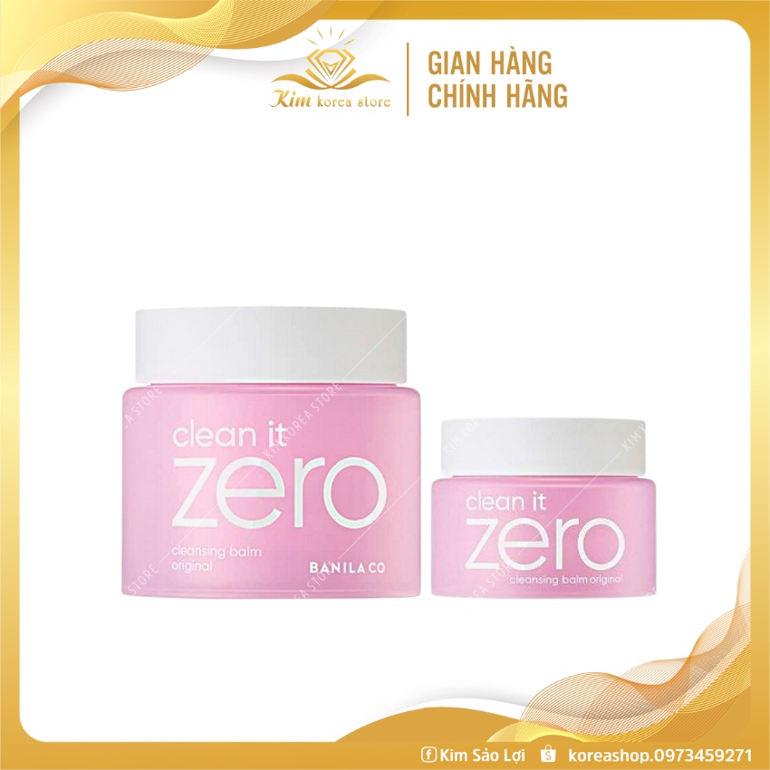[Bill Hàn] Sáp tẩy trang Banila co clean it Zero đủ dung tích siêu sạch cho mọi loại da