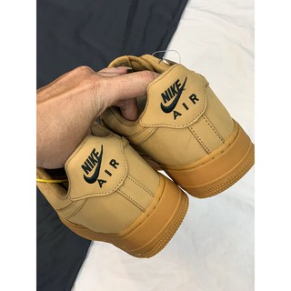 Giày NIKE AIr force 1 nâu da