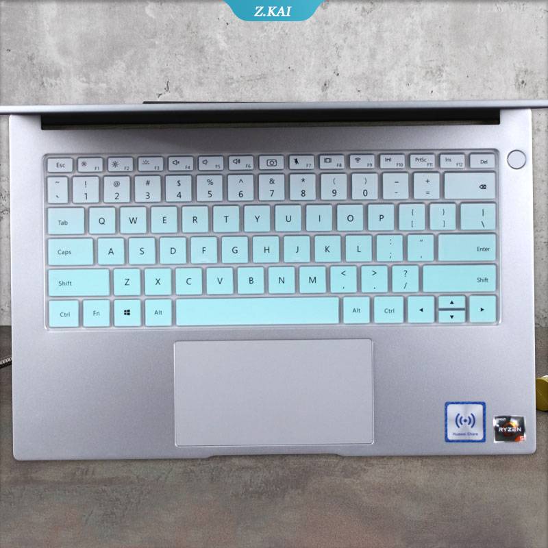 1 Miếng Dán Bảo Vệ Bàn Phím Máy Tính Bằng Silicon Trong Suốt Siêu Mỏng Chống Thấm Nước Cho Huawei Matebook D14 D15 2020 2021 14 Inch