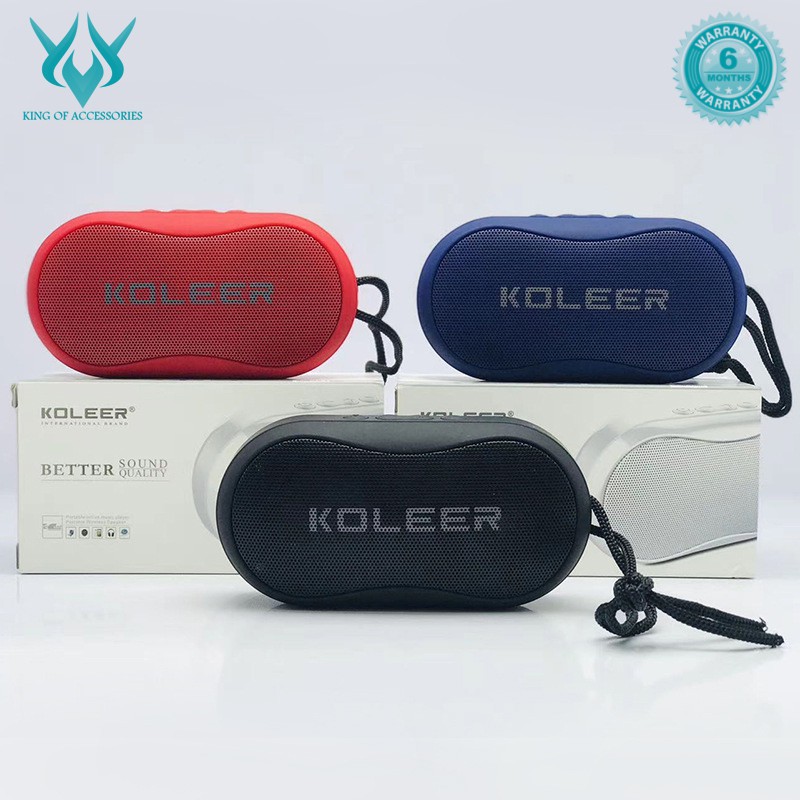 Loa bluetooth KOLEER S29 công suất 5W âm thanh siêu hay- hỗ trợ thẻ nhớ/USB/FM (nhiều màu) - Phụ Kiện 1986