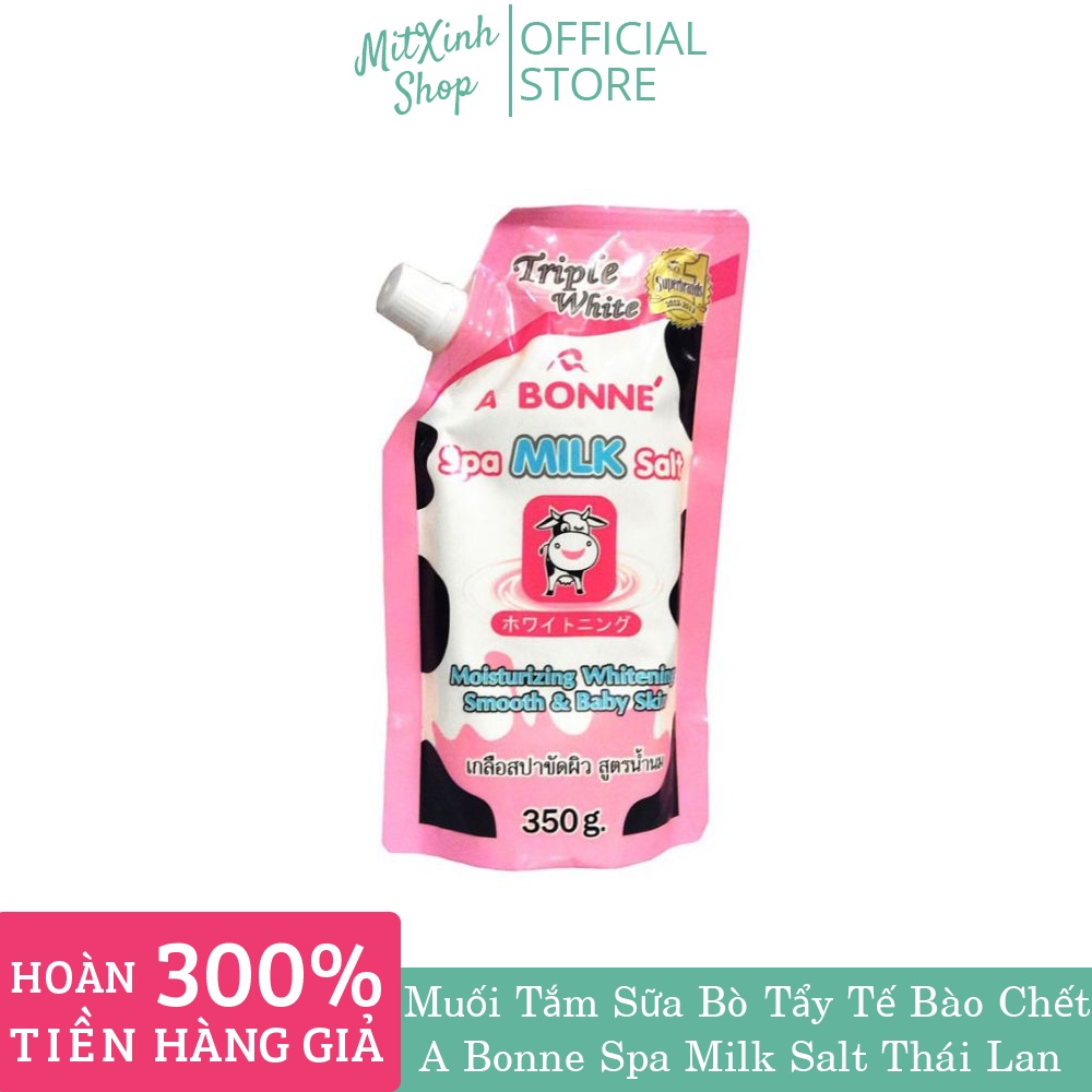 Muối Tắm Sữa Bò Tẩy Tế Bào Chết A Bonne Spa Milk Salt Thái Lan 350gr