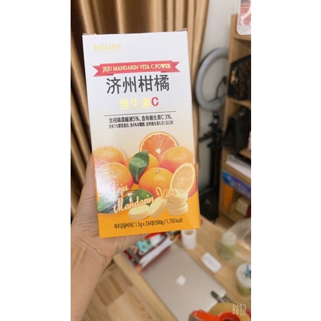 Kẹo Ngậm Vitamin C Jeju Tangerine Vita C Plus 500g