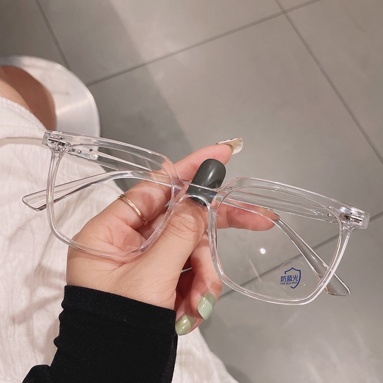 Gọng kính cận vuông VIENDO tròng đổi màu chống ánh sáng xanh Hàn Quốc màu sắc thời trang cho nam nữ