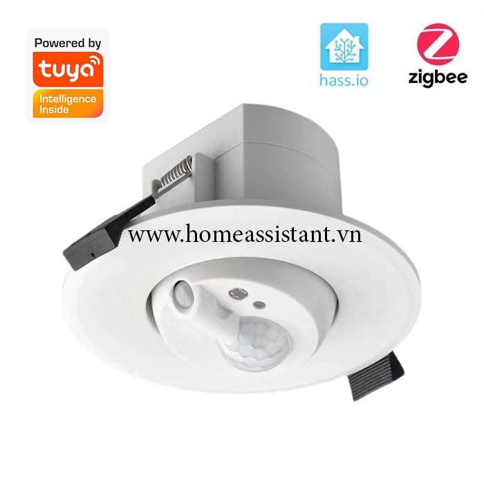 Cảm Biến Hiện Diện Hồng Ngoại Âm Trần 220V Zigbee Tuya ZHD01 (Hỗ trợ HomeAssistant) Zigbee2MQTT Hass