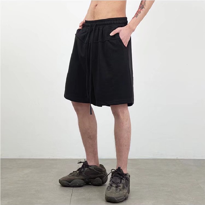 Quần Short Thể Thao Lưng Thun Ống Rộng Thoải Mái Phong Cách Hàn Quốc Thời Trang Cho Nam Size M-3XL