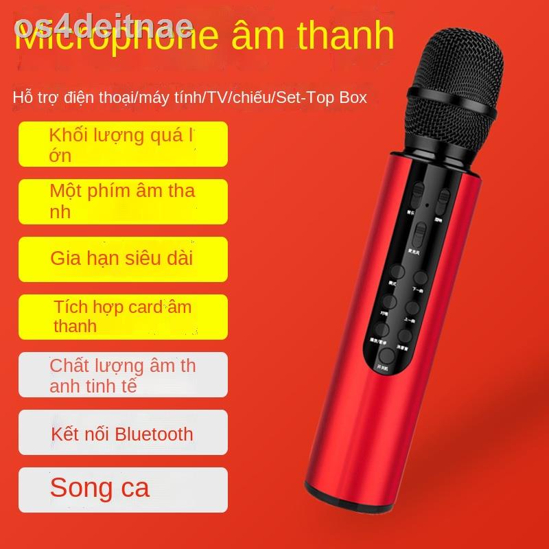 Loa micro karaoke bluetooth không dây M6 hát nó trong nhà điện thoại di động trẻ em quốc gia đặc biệt t
