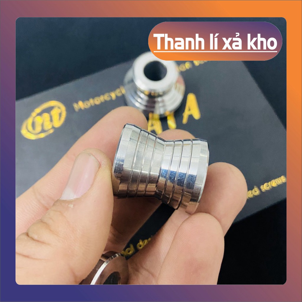 [ XẢ HẾT KHO ] [SIÊU CANH] CHỤP CÓC INOX CANH ĐÙM TRƯỚC,SAU TRANG TRÍ CHO XE WAVE,DREAM SIÊU SÁNG