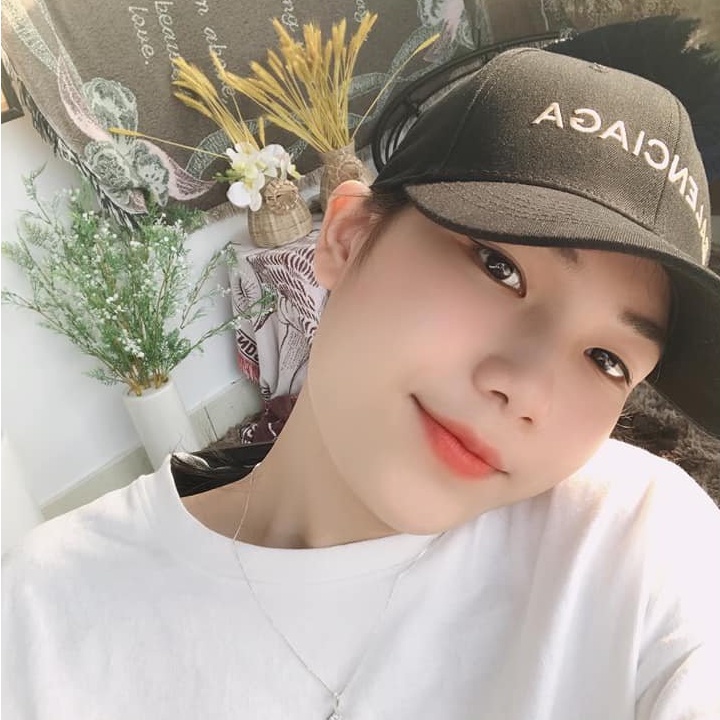 Nón kết Mũ lưỡi trai Balenciaga đen logo trắng thêu tinh tế Free Size Full hộp