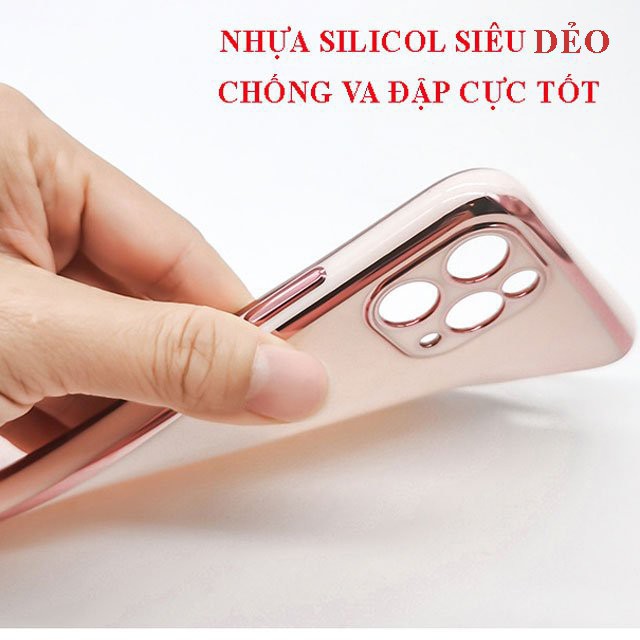 [Màu cam],trắng, cốm , đỏ, ốp dẻo VIỀN VUÔNG giả IP 12 bảo vệ camera | BigBuy360 - bigbuy360.vn