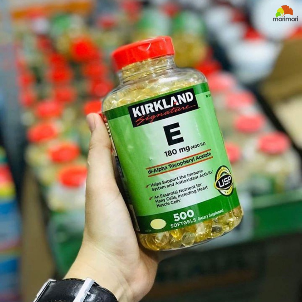 Viên Uống Vitamin E làm sáng da, ngăn ngừa lão hóa Kirkland Signature Mỹ