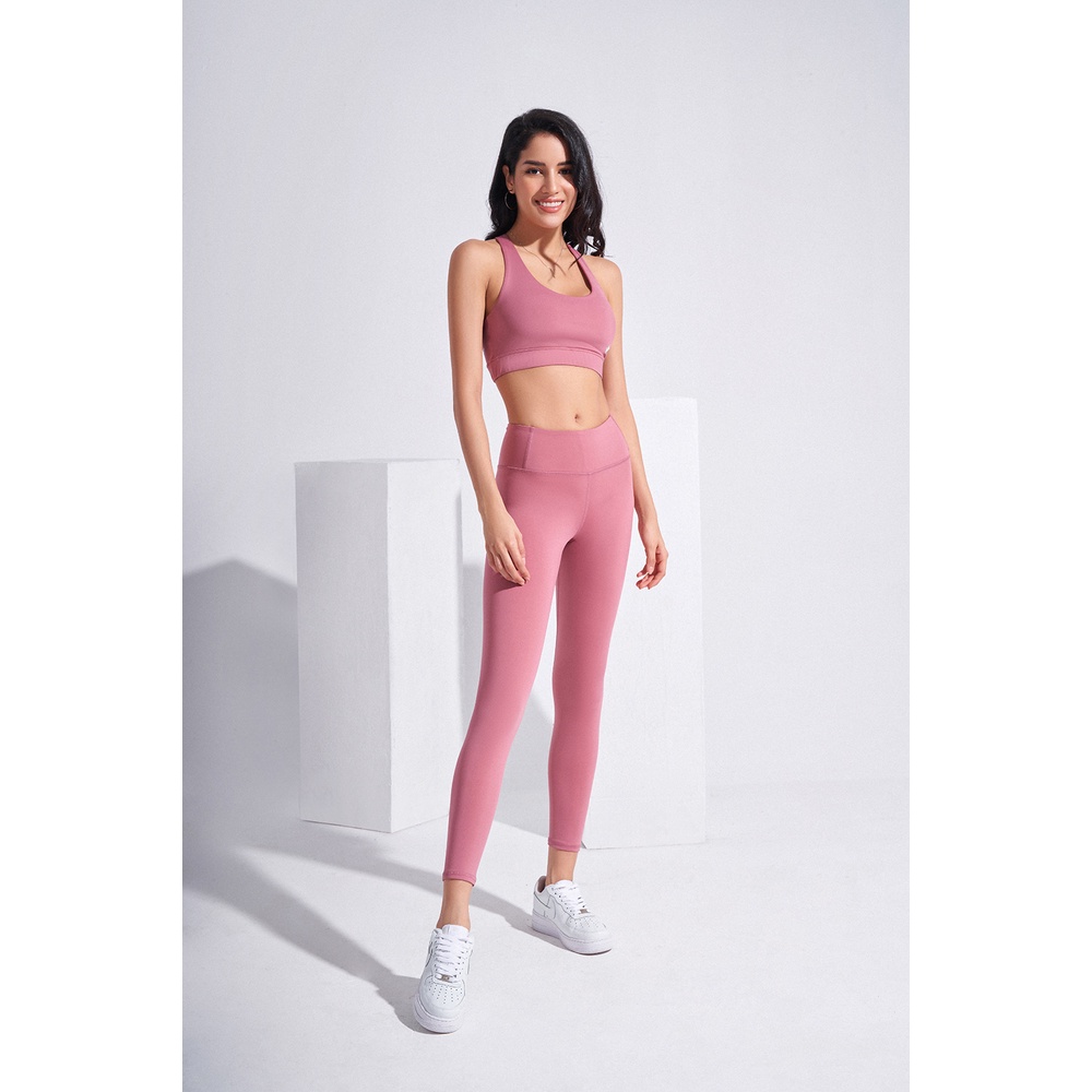 Quần legging nữ tập gym yoga cạp cao Carasix WLF80 nâng mông tôn dáng