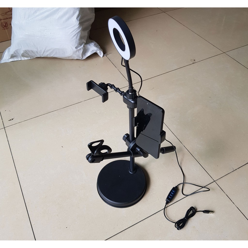 BỘ ĐÈN LIVESTREAM 4IN1 - MẪU MỚI