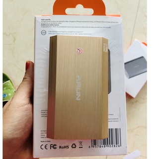 PIN DỰ PHÒNG ARUN X2 -10.000MAH- VỎ NHÔM - Hàng Chính Hãng