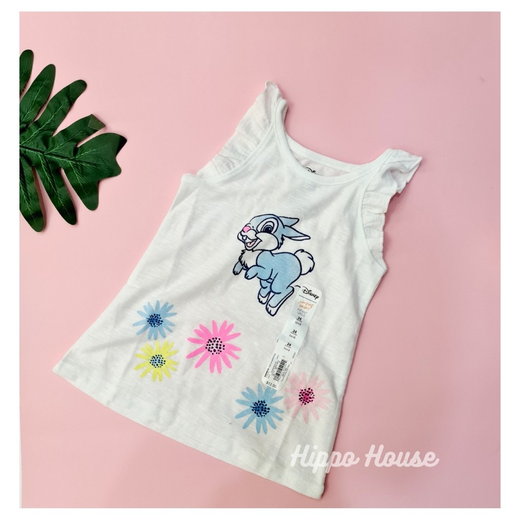 Áo Thun Ba Lỗ Tank Top Bé Gái Chất Cotton xước Nhiều Mẫu Xuất Xịn Size 2-7T Hippo House