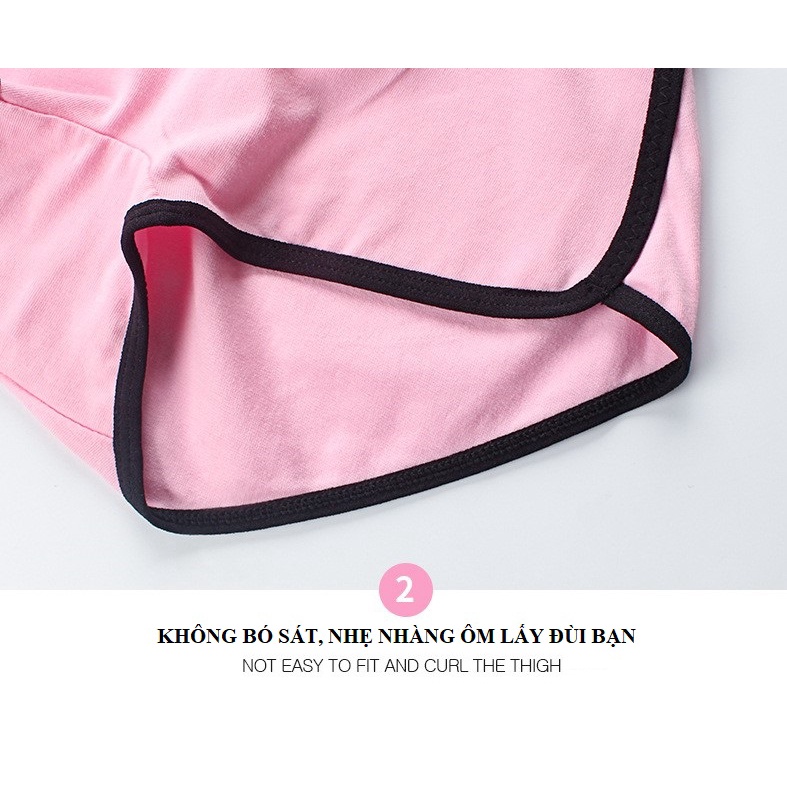 Quần lót nữ thể thao boxer cotton dạng đùi cao cấp (MS 10001) Anna Shop