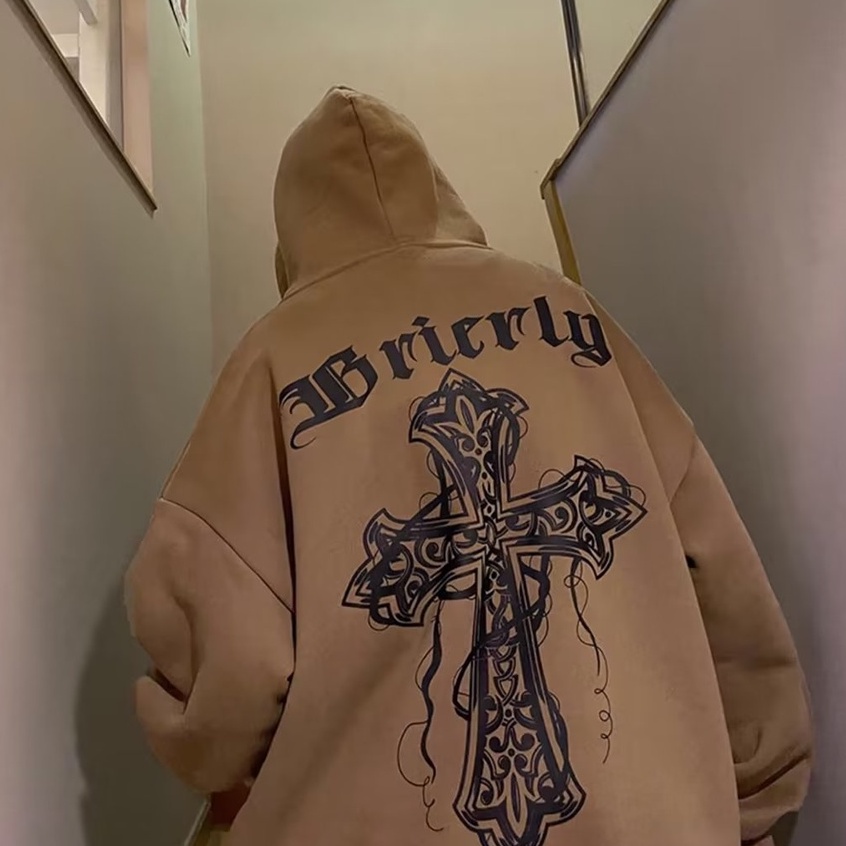 Áo Hoodie Dáng Rộng Thời Trang Cho Nam Nữ