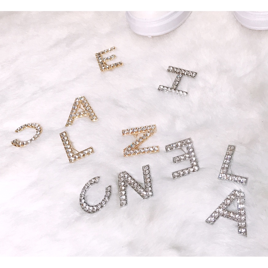 Phụ Kiện Dây Giày Đính Đá Sáng Lấp Lánh Thời Trang