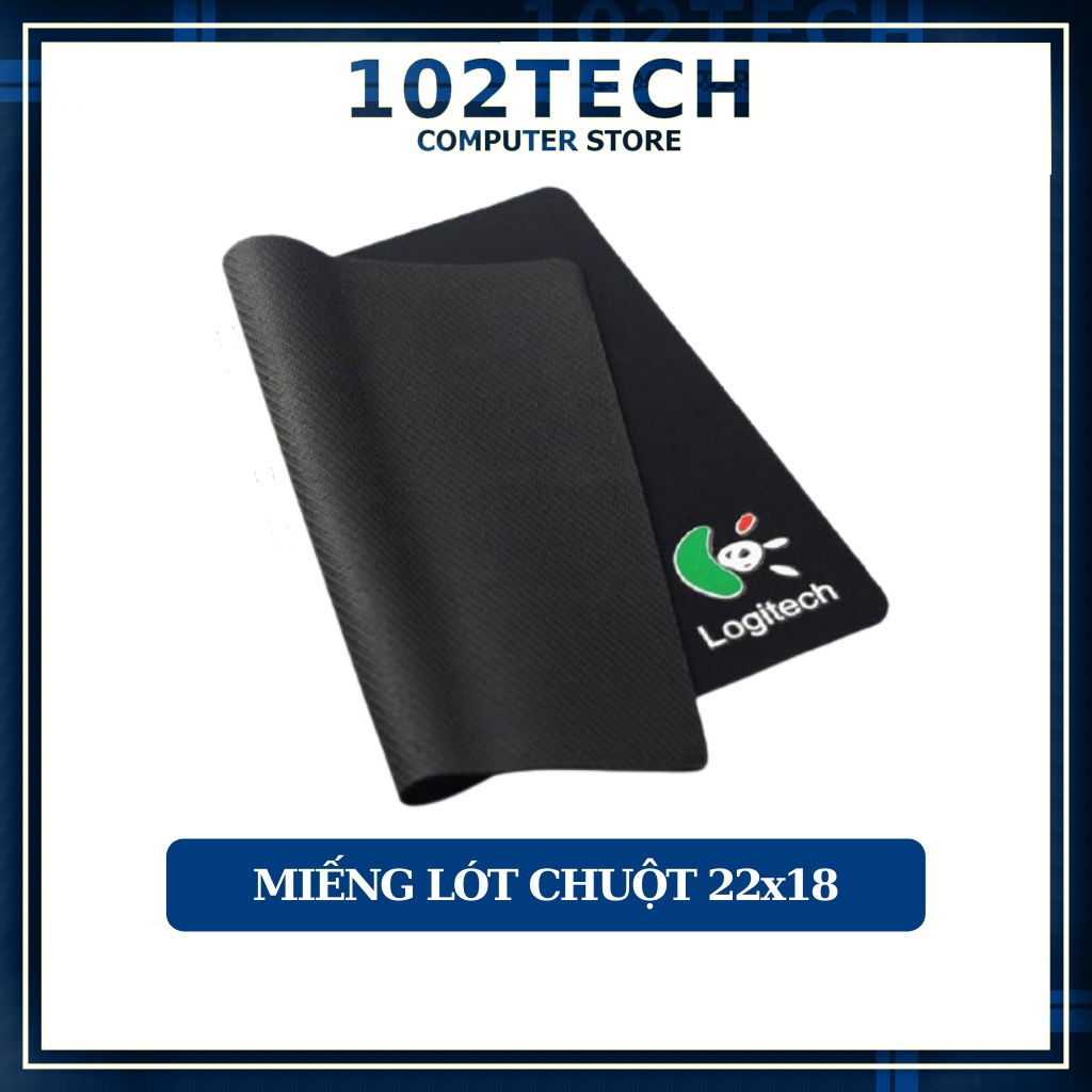 Miếng lót chuột máy tính kích thước 22x18 chống trượt hỗ trợ di chuột chính xác