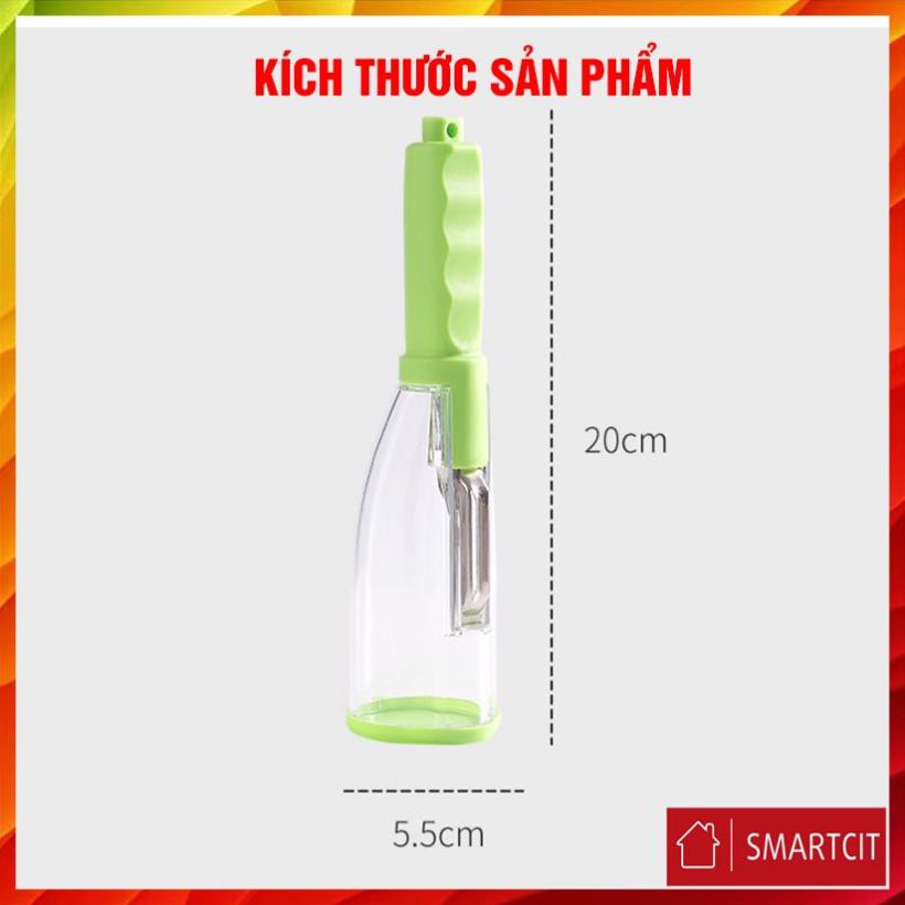 Dụng Cụ Nạo Bào Rau Củ Quả Có Ống Hộp Đựng Vỏ Tiện Lợi Mẫu Mới 2021 T3S1
