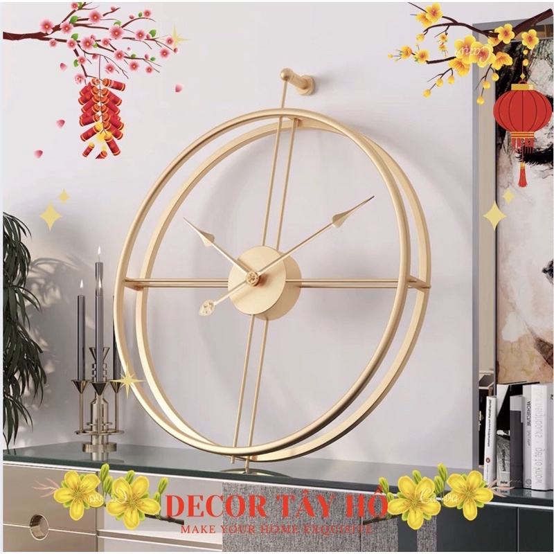 Đồng hồ treo tường phong cách hiện đại Bắc Âu