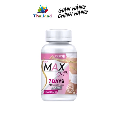 Giảm Cân Max 7 Days Slim Plus X2 [Mẫu mới]