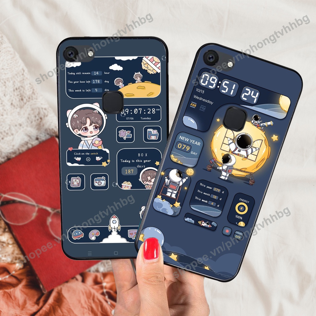Ốp lưng Vivo V7 / V7 Plus / V7+ phi hành gia hoạt hình 3D cute giá rẻ