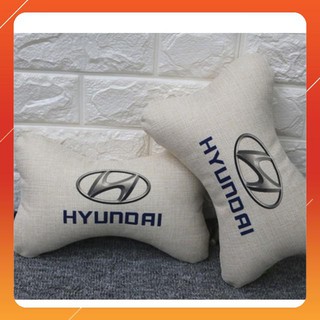 Bộ 2 gối đầu xe hyundai cao cấp