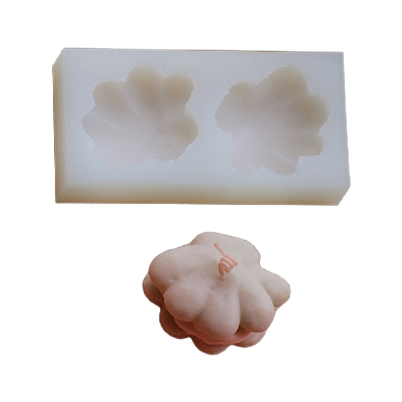 Khuôn Silicone Tạo Hình Làm Xà Phòng / Nến Hình Hoa 3d