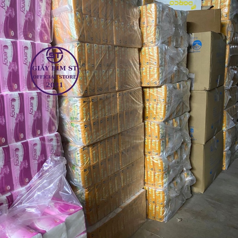 Giấy ăn rút lụa Elene tre 3 lớp 100 tờ/gói nhỏ tiện lợi