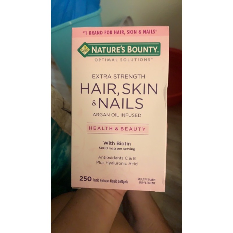 nature's Bounty Hair,skin&nails 250 viên