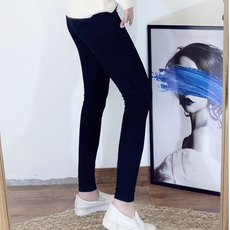 Quần legging lót lông nữ cạp cao dài nâng mông dày dặn Moonki KN02 | BigBuy360 - bigbuy360.vn