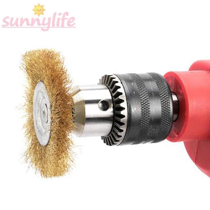 Wire Wheel Brush Sanding Workshop Antirust Electric Grinding Steel Rust