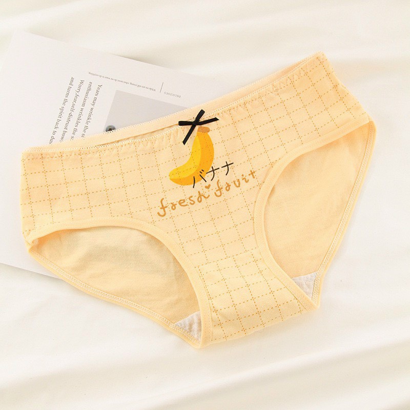 [Mã FAMALLT5 giảm 15% đơn 150k] Quần chip, Quần lót Cotton Trái Cây 4 Màu LYRA nhỏ dễ thương Thoáng Mát, Kháng Khuẩn | BigBuy360 - bigbuy360.vn