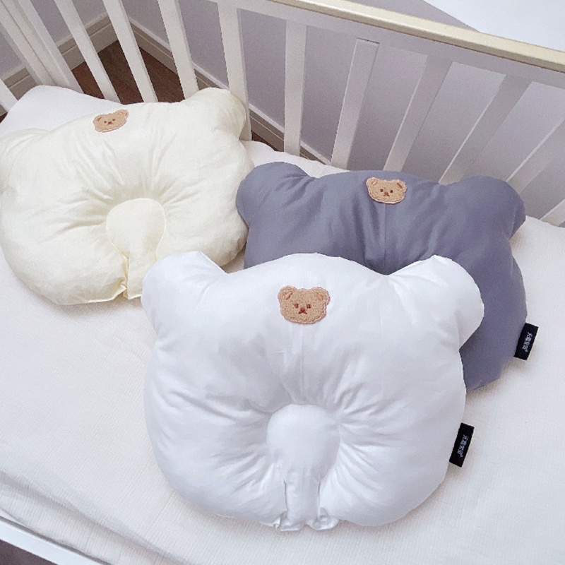 Gối Ngủ Kê Đầu Hình Gấu Dễ Thương Cho Bé Sơ Sinh