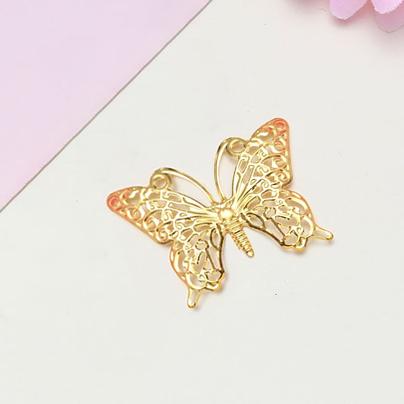 5 phiến hình bướm 40*26mm nguyên liệu làm trâm làm trang sức cổ trang