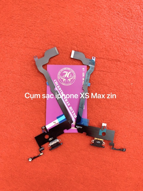 Cụm đuôi sạc iphone XS Max zin-mới 100%