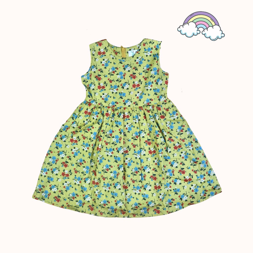 [Mã BMBAU50 giảm 7% đơn 99K] Váy Thô Sát Nách Bé Gái 2-5 Tuổi SILBER KIDS