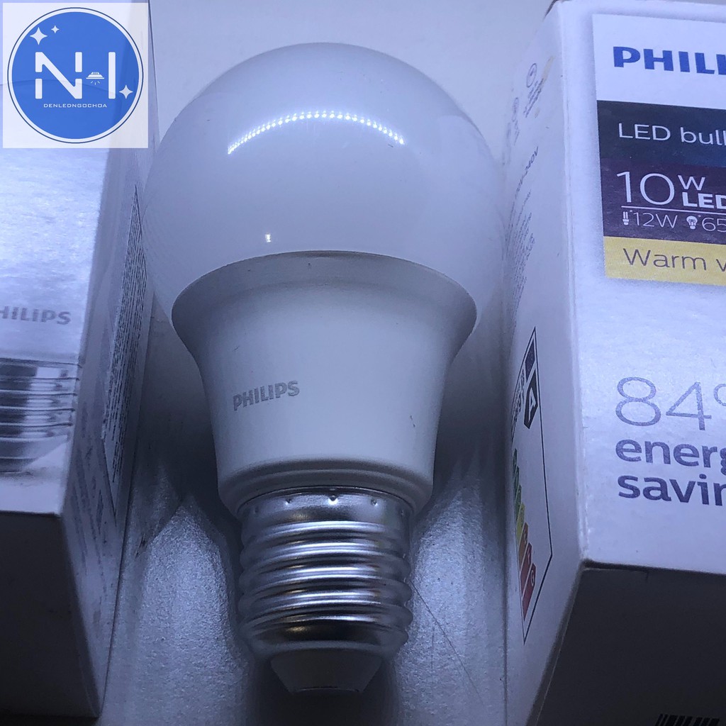 Bóng Đèn LedBulb Ecohome PHILIPS 10W E27 750Lm Ánh Sáng Trắng/Vàng Bảo Hành 2 Năm (1 Đổi 1) | BigBuy360 - bigbuy360.vn