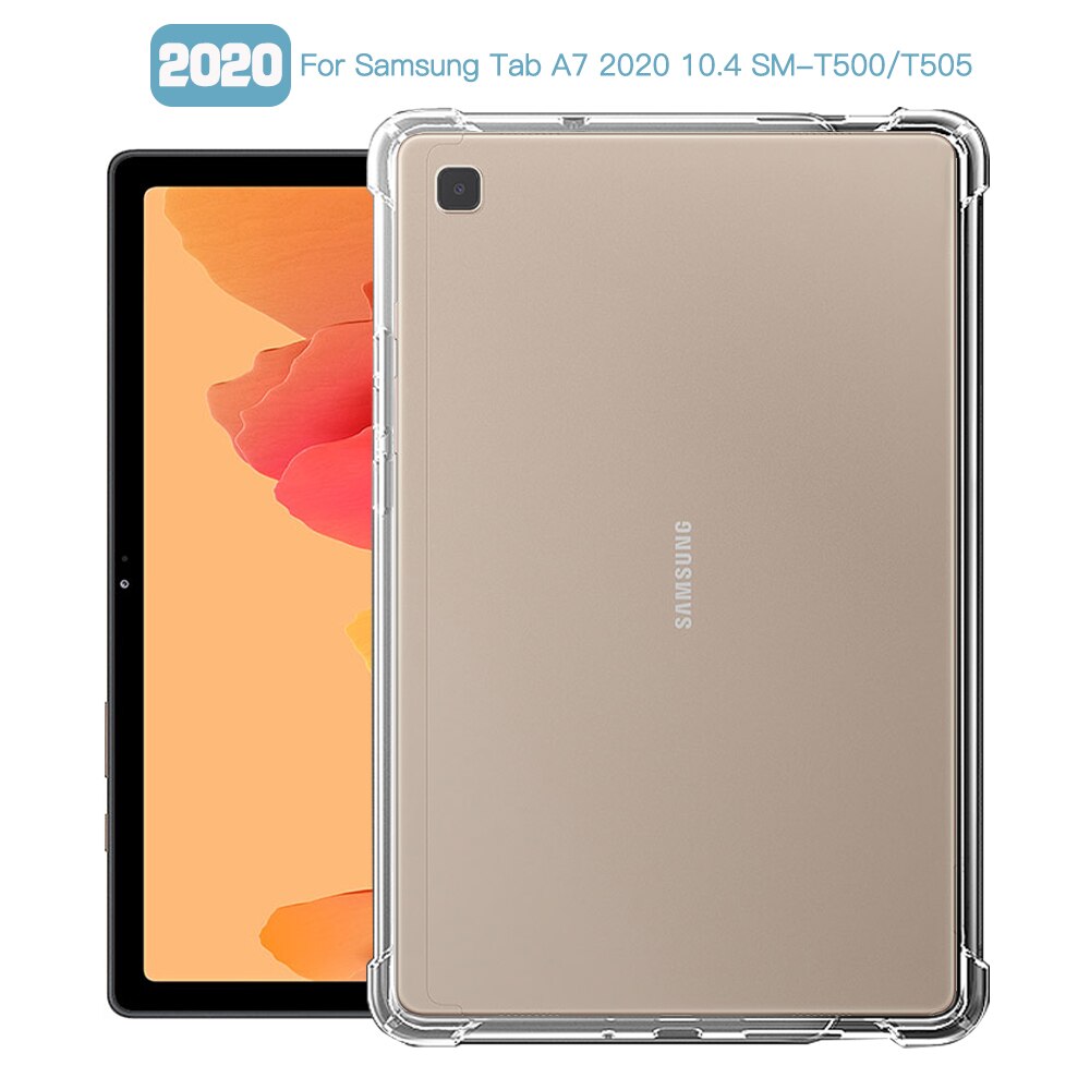 Ốp bảo vệ máy tính bảng silicone chống sốc cho Samsung Galaxy Tab A7 10.4 '' 2020 Sm-T500 Sm-T505 10.4 Inch