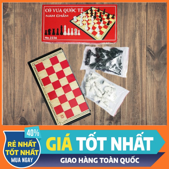 Bộ Cờ Vua Nam Châm Quốc Tế Loại Bé  Mã Số: 2236-  Giúp Trẻ Phát Triển Tư Duy Logic, Tư Duy Sáng Tạo, kĩ năng quan sát..