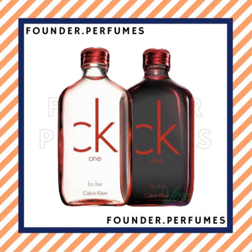 🌟 Nước Hoa CK One RED EDITION for her EDT Test 10ml/20ml #.founderperfume